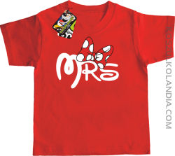 MRS ala Mickey - Koszulka Dziecięca - Czerwony