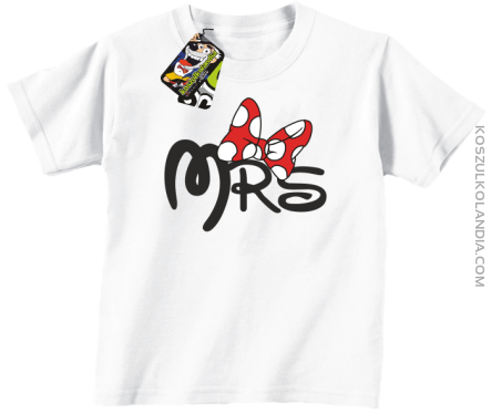 MRS ala Mickey - Koszulka Dziecięca - Biały