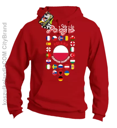 Vive la Pologne - Bluza z kapturem