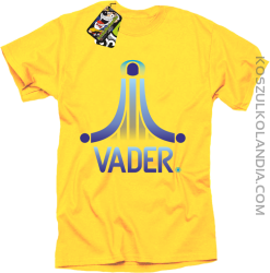 VADER STAR ATARI STYLE - Koszulka męska żółta 