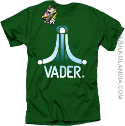 VADER STAR ATARI STYLE - Koszulka męska  zielona 