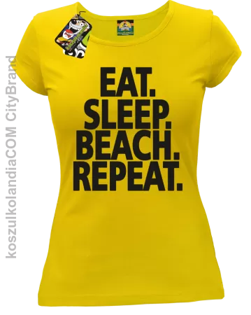 Eat Sleep Beach Repeat - Koszulka damska