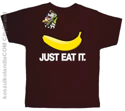 JUST EAT IT Banana - koszulka dziecięca  brąz 