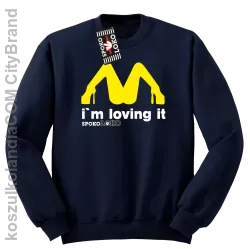 MCky I`m Loving It - Bluza standard bez kaptura granat