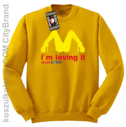 MCky I`m Loving It - Bluza standard bez kaptura żółta 