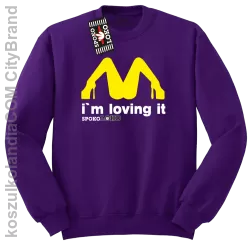 MCky I`m Loving It - Bluza standard bez kaptura fiolet 