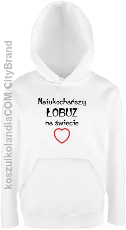 Najukochańszy łobuz na świecie - Bluza dziecięca z kapturem 