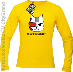 KOTOCOP -  Longsleeve męski żółty 