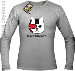 KOTOCOP -  Longsleeve męski melanż 