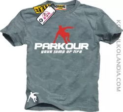 Le Parkuor t-shirt idealny dla zwolenników le parkour