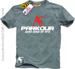 Le Parkuor t-shirt idealny dla zwolenników le parkour