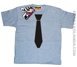 Krawat - koszulka dziecięca - melanżowy