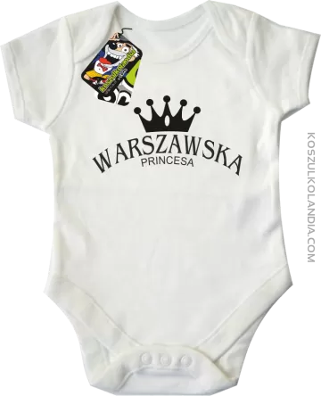 Warszawska princesa - Body dziecięce biała