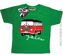 Jelcz - koszulka dziecięca - zielony