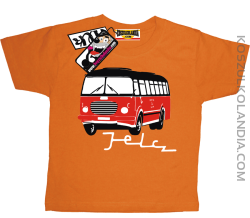 Jelcz - koszulka dziecięca - pomarańczowy