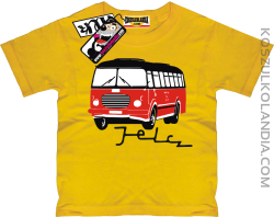 Jelcz - koszulka dziecięca - żółty