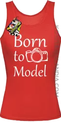 Born to model - Urodzony model - Top damski red