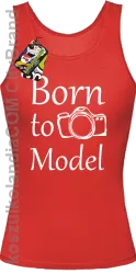 Born to model - Urodzony model - Top damski red