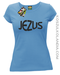 JEZUS Jesus christ symbolic - Koszulka Damska - Błękitny