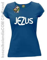 JEZUS Jesus christ symbolic - Koszulka Damska - Niebieski