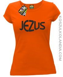 JEZUS Jesus christ symbolic - Koszulka Damska - Pomarańczowy