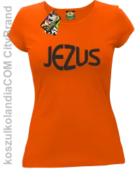 JEZUS Jesus christ symbolic - Koszulka Damska - Pomarańczowy