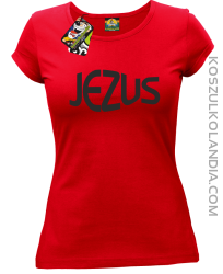 JEZUS Jesus christ symbolic - Koszulka Damska - Czerwony