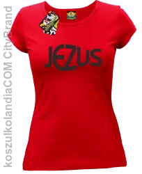 JEZUS Jesus christ symbolic - Koszulka Damska - Czerwony