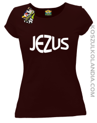 JEZUS Jesus christ symbolic - Koszulka Damska - Brązowy