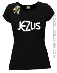 JEZUS Jesus christ symbolic - Koszulka Damska - Czarny