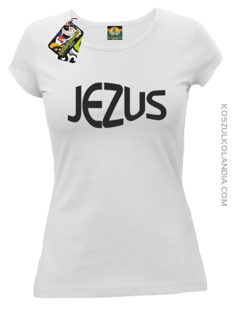 JEZUS Jesus christ symbolic - Koszulka Damska - Biały