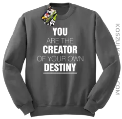 You are the CREATOR of your own DESTINY - Bluza STANDARD - Szary