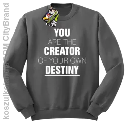 You are the CREATOR of your own DESTINY - Bluza STANDARD - Szary