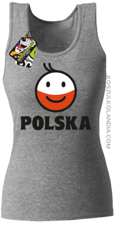 POLSKA Emotikon dwukolorowy - Top damski