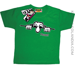 Pssst - koszulka dziecięca - zielony