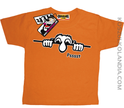 Pssst - koszulka dziecięca - pomarańczowy
