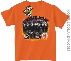 Dywizjon 303-koszulka dziecięca pomarańczowa