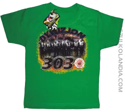 Dywizjon 303-koszulka dziecięca zielona