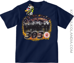Dywizjon 303-koszulka dziecięca granatowa