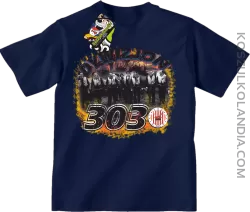 Dywizjon 303-koszulka dziecięca granatowa