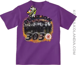 Dywizjon 303-koszulka dziecięca fioletowa