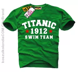 TITANIC 1912 Swim Team - koszulka męska zielona
