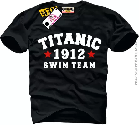 TITANIC 1912 Swim Team - koszulka męska 2