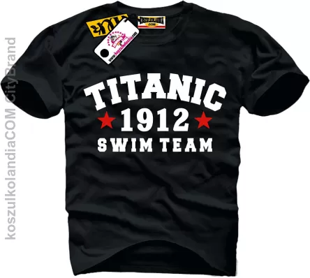 TITANIC 1912 Swim Team - koszulka męska 2