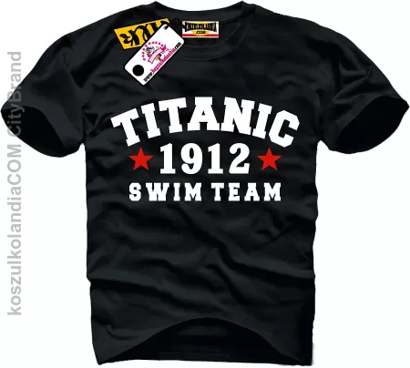 TITANIC 1912 Swim Team - koszulka męska