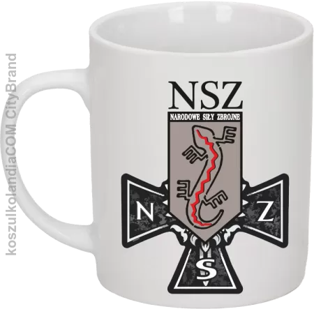 NSZ Narodowe Siły Zbrojne - Kubek ceramiczny 