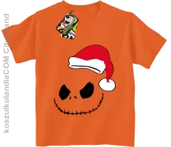 Halloween Santa Claus - Koszulka dziecięca pomarańcz 