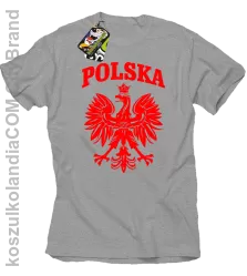 Polska - Koszulka męska melanz 