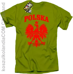 Polska - Koszulka męska kiwi