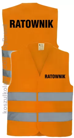 Ratownik  - kamizelka odblaskowa